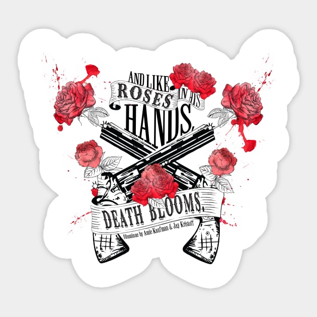 Illuminae - Death Blooms Sticker by eviebookish